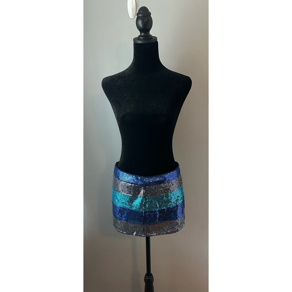 Hollister Sequined Bling Mini Skirt